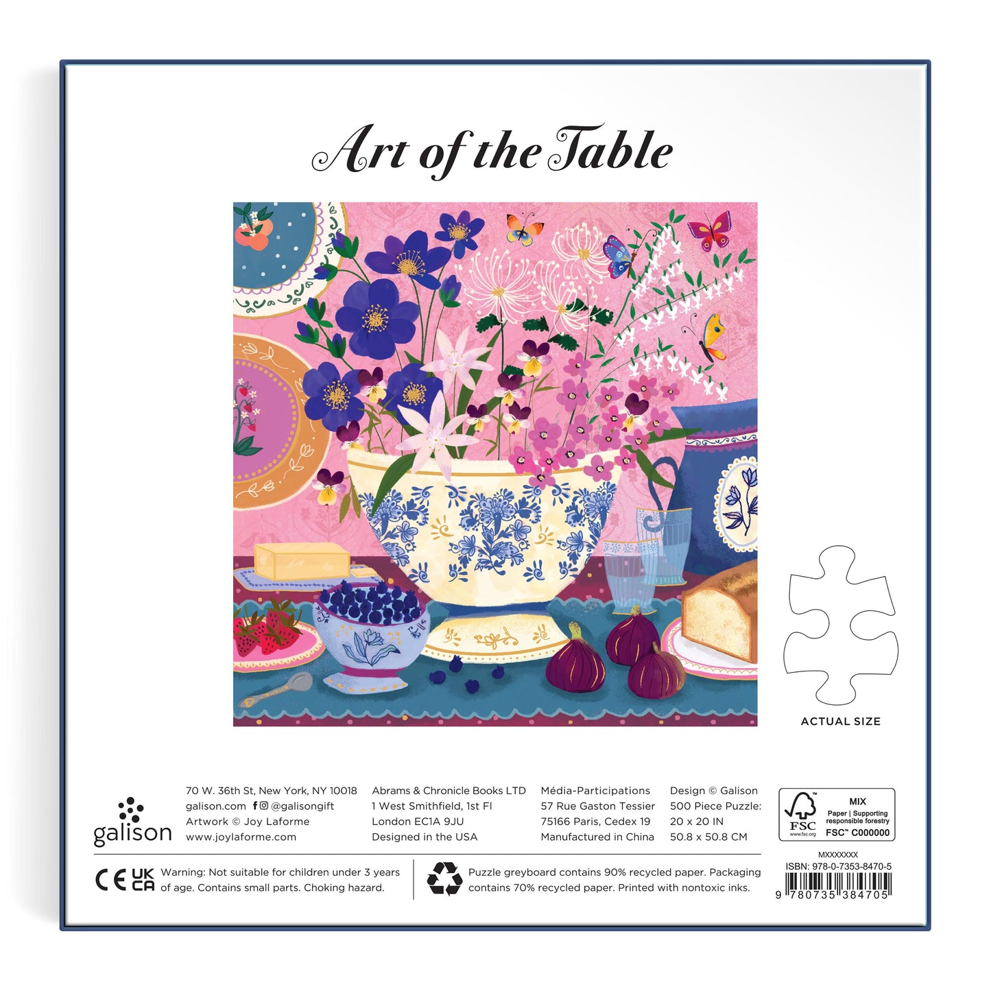 Art of the Table Foil Puzzle 500pc