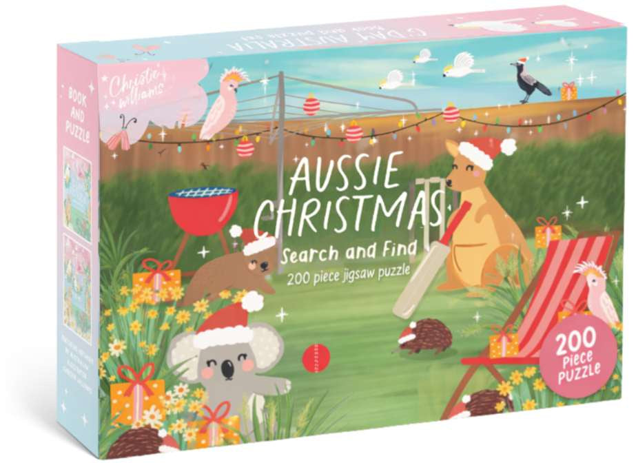 Aussie Christmas Search & Find Book & Puzzle