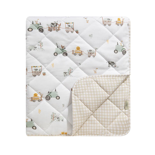 Cot Comforter Tractor Ride