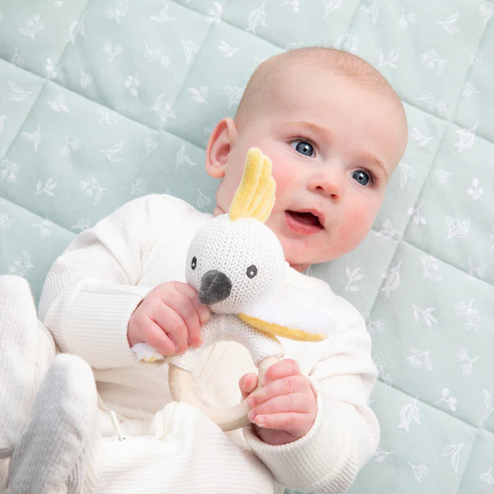 Reversible Quilted Cot Comforter Australiana