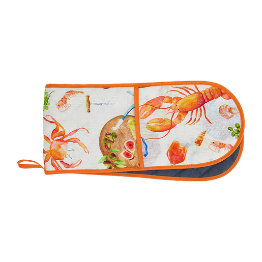 Linen Double Mit Seafood Multi