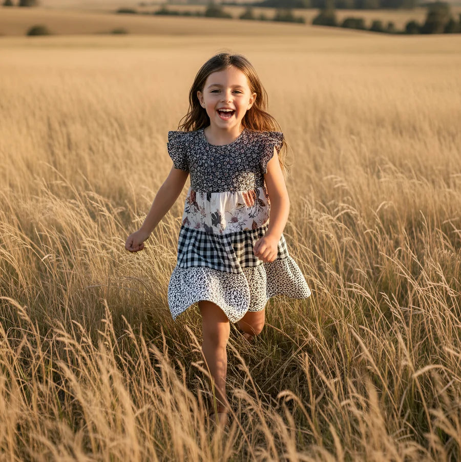 Girls Ivy Dress Meadow Floral