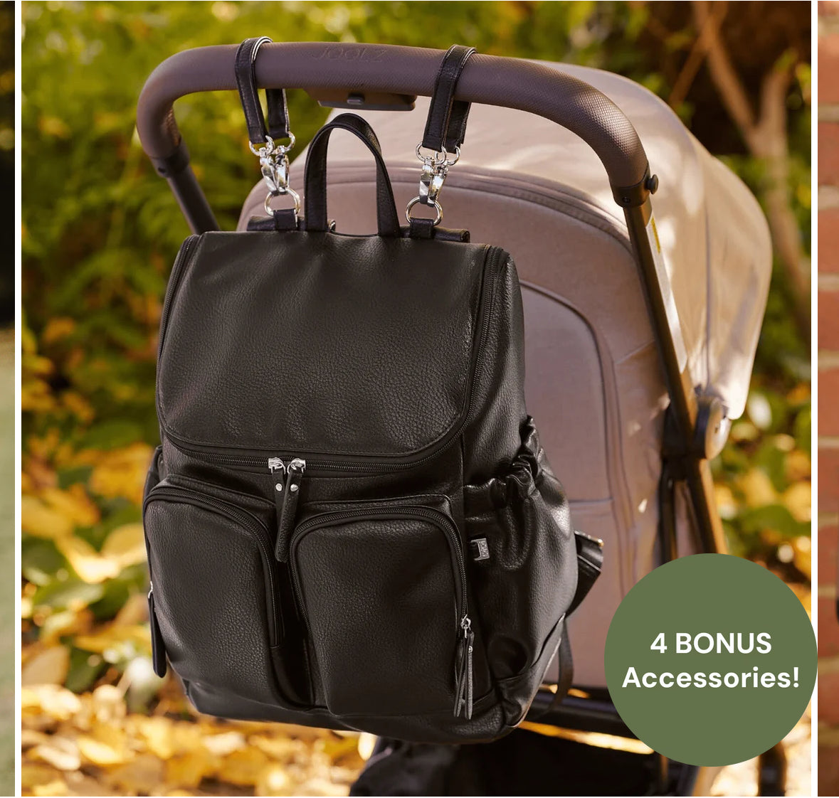 Signature Nappy Backpack Black Dimple