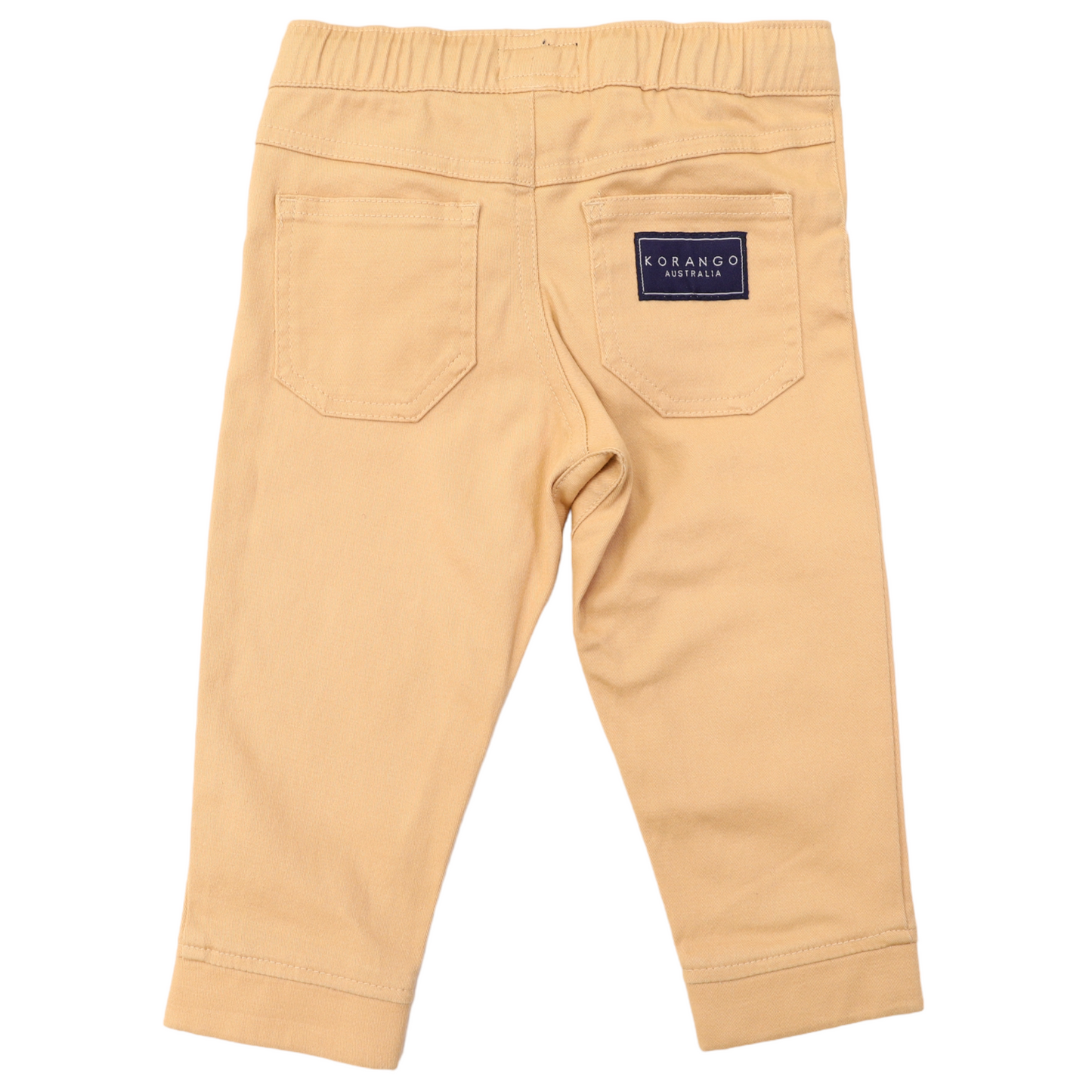 Stretch Twill Chino with Drawstring Sand