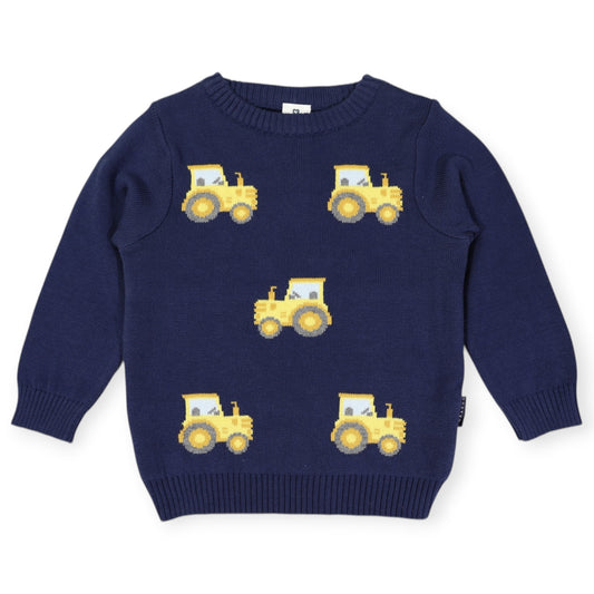 Tractor Sweater Navy