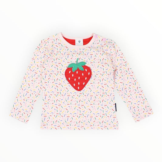 Strawberry Sprinkles Top Pink