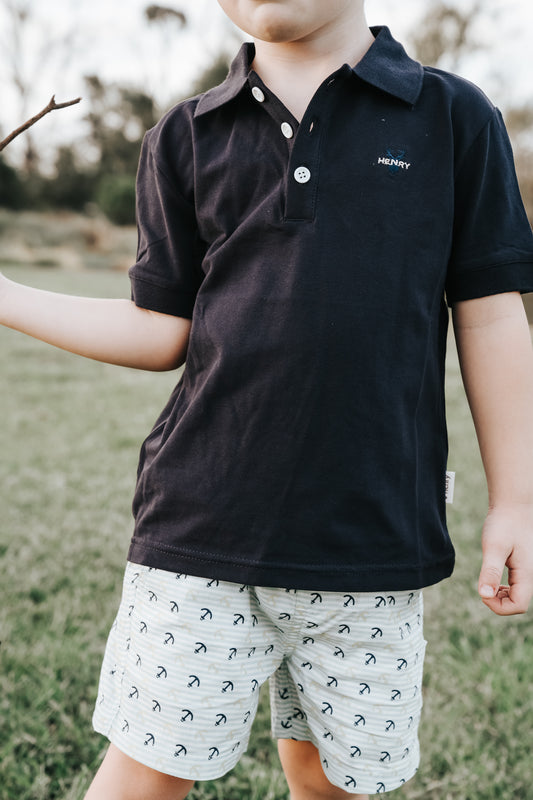 Boys Polo Shirt Navy