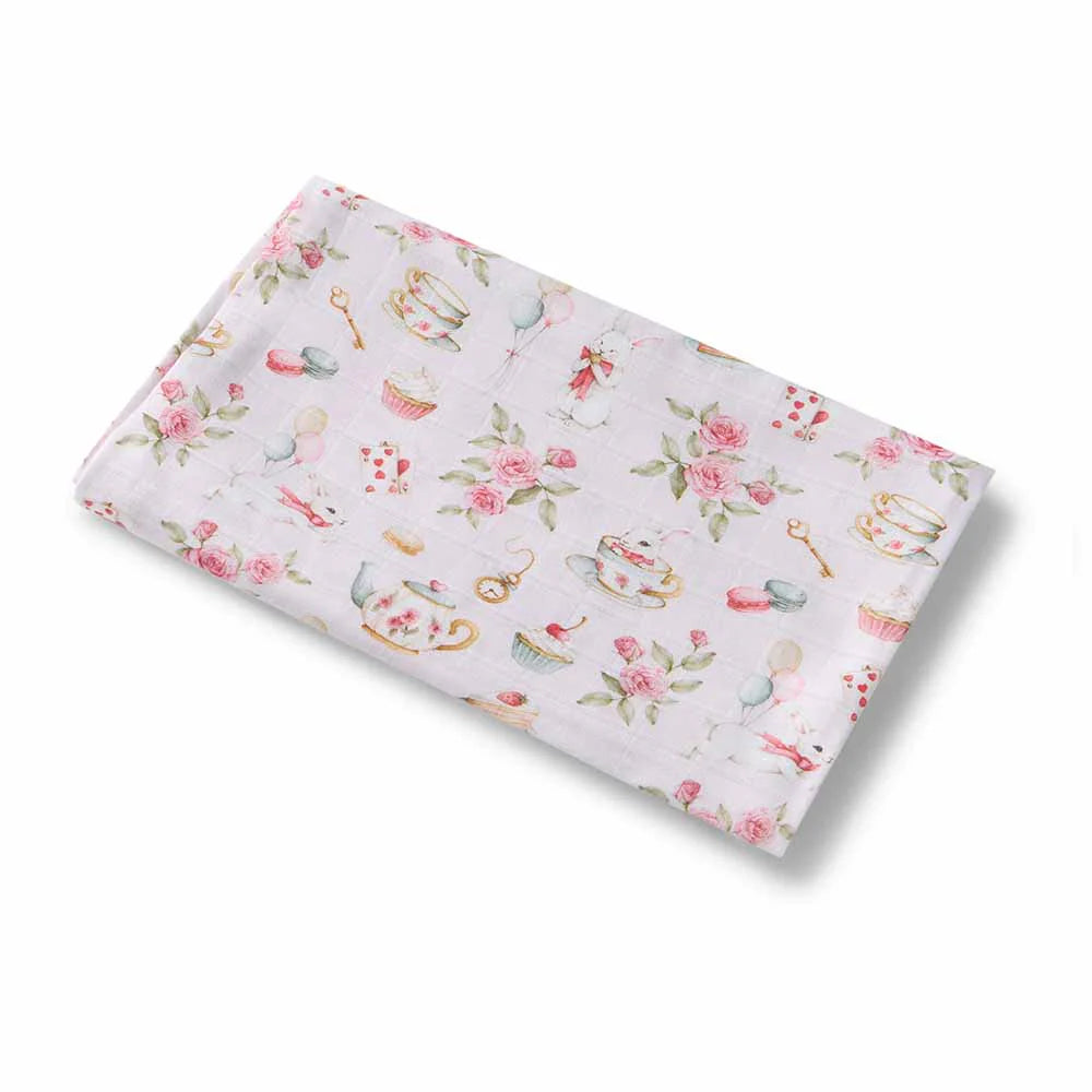 Alice's Tea Party Muslin Wrap