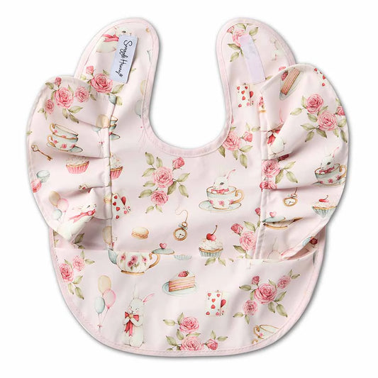 Alice's Tea Party Snuggle Bib