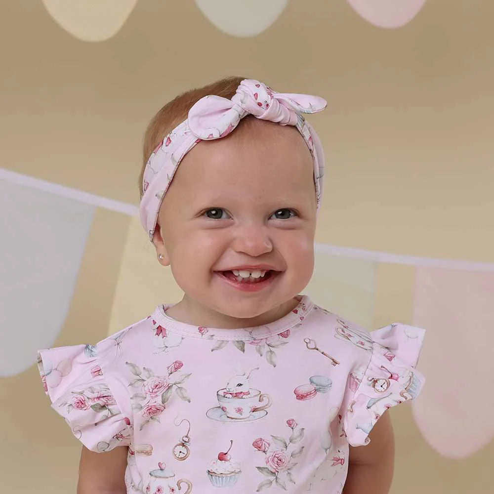Alice's Tea Party Topknot Headband