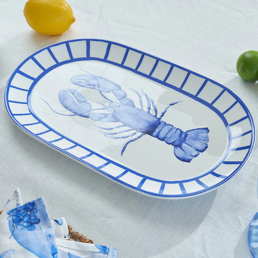 Ceramic Serving Platter Lobster