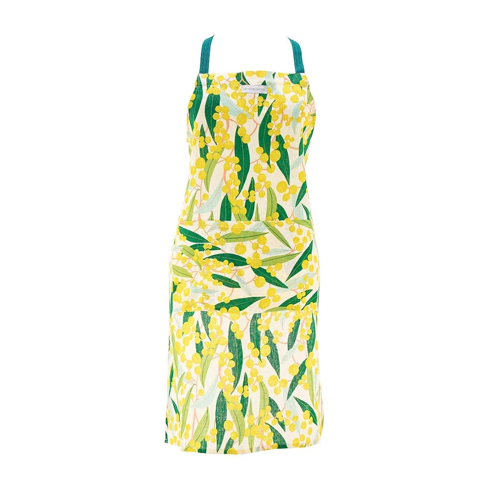 Linen Cotton Apron Golden Wattle