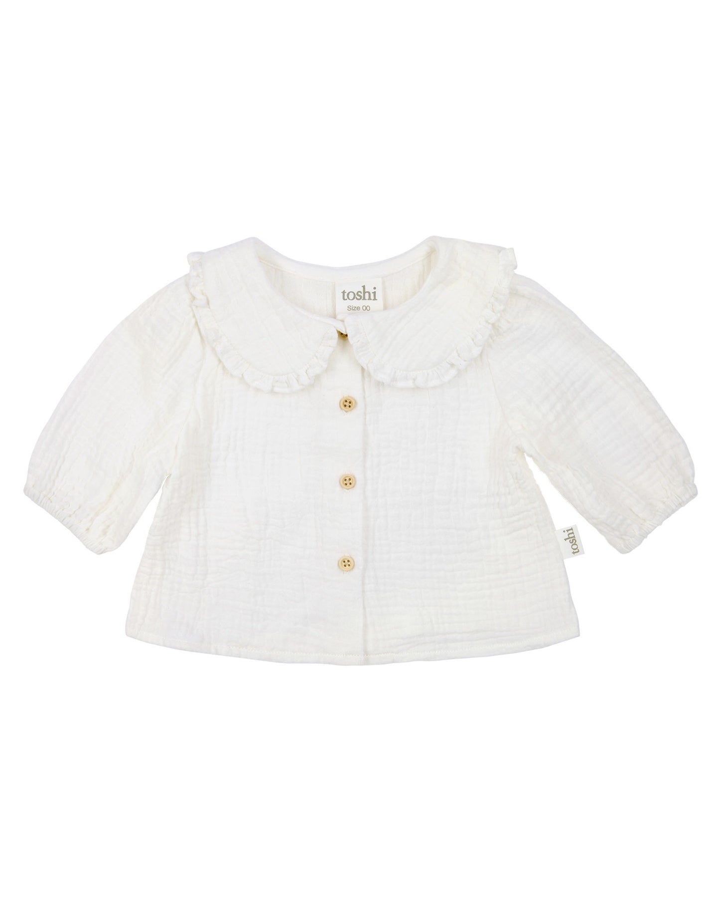 Baby Blouse Peter Pan Cream