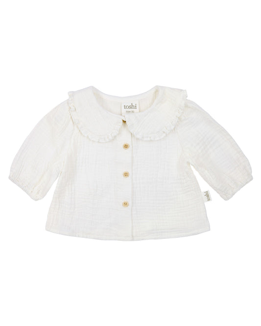 Baby Blouse Peter Pan Cream