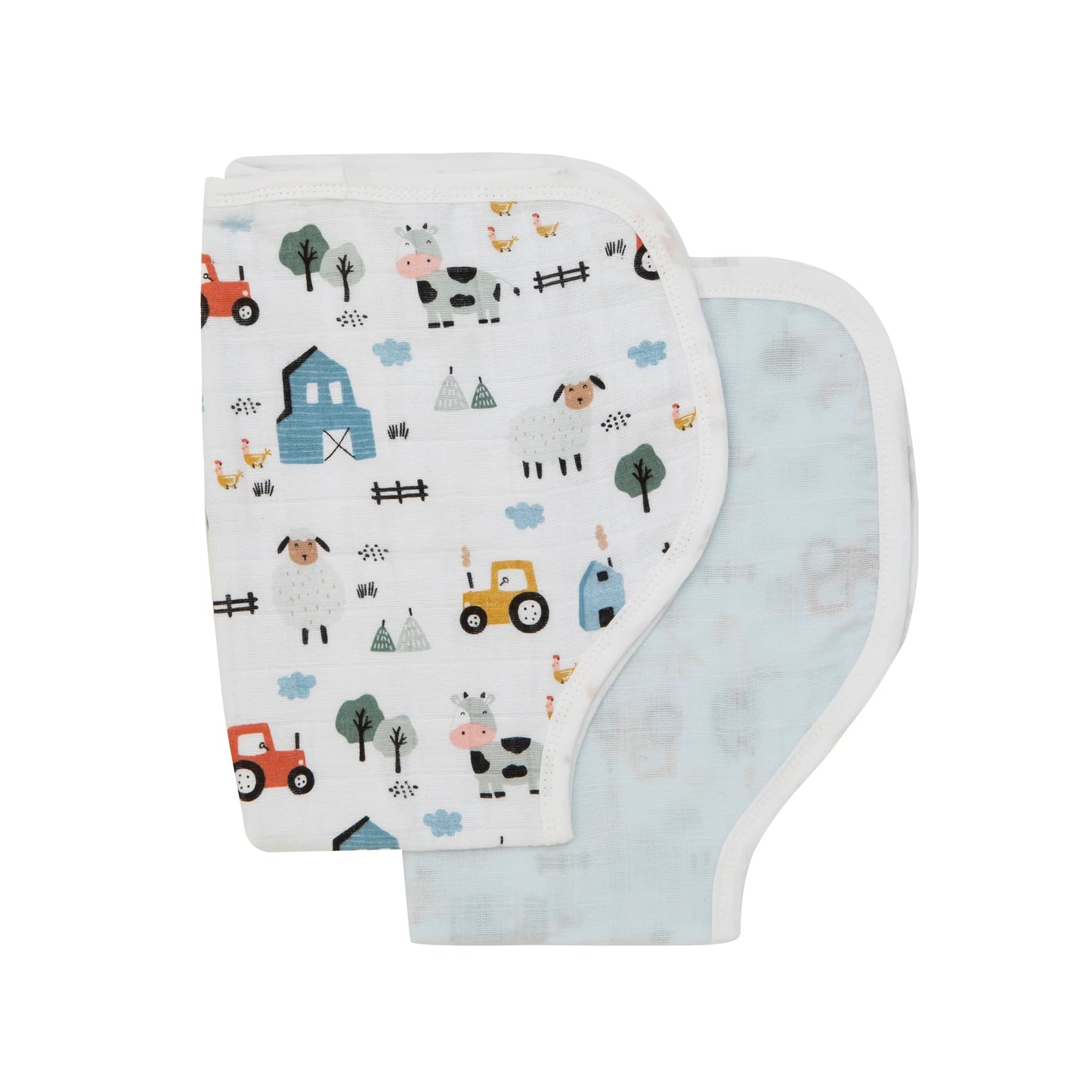 Burp Cloth Barnyard 2pk