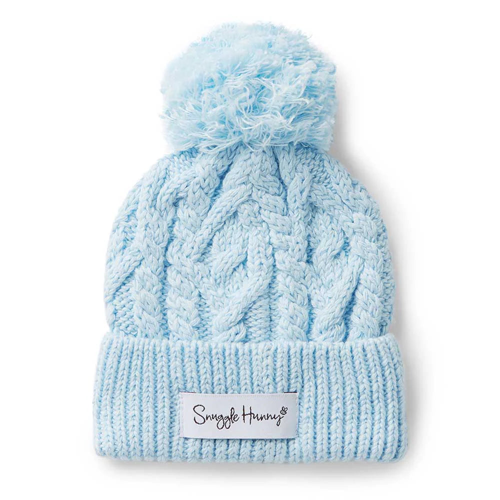 Baby Blue Knit Beanie