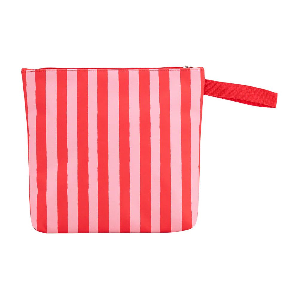 Beach Wet Pouch Red Stripe