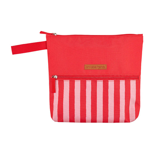 Beach Wet Pouch Red Stripe