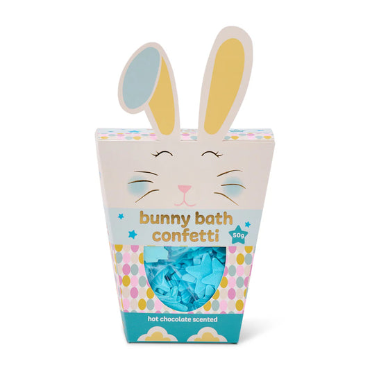 Bunny Bath Confetti Blue