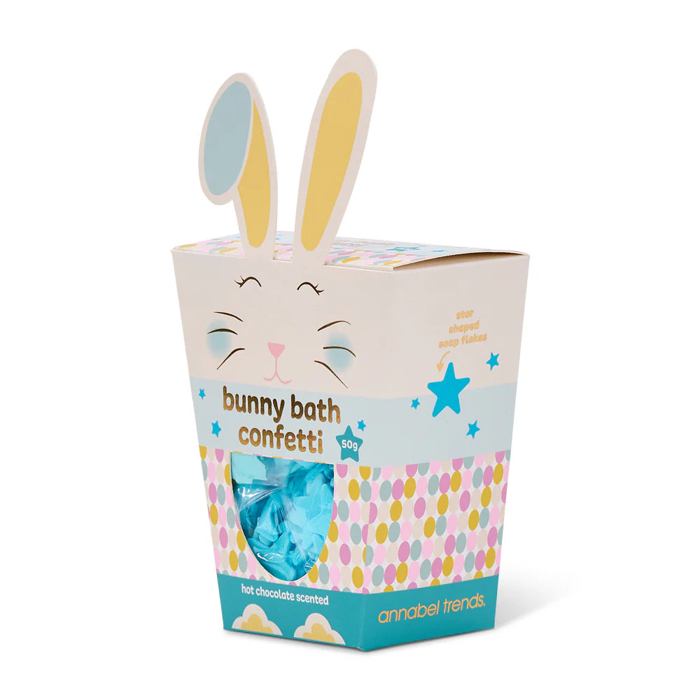 Bunny Bath Confetti Blue