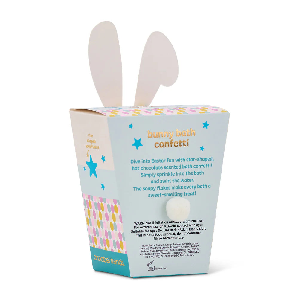 Bunny Bath Confetti Blue