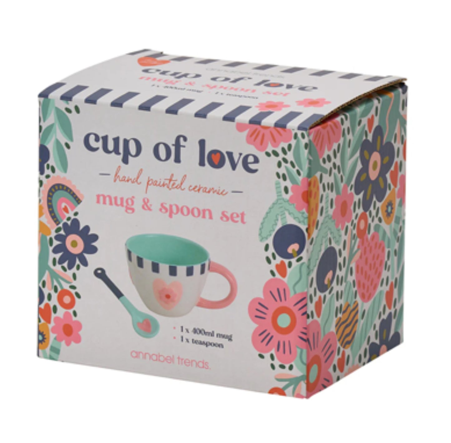 Ceramic Mug/Spoon - Cup of Love