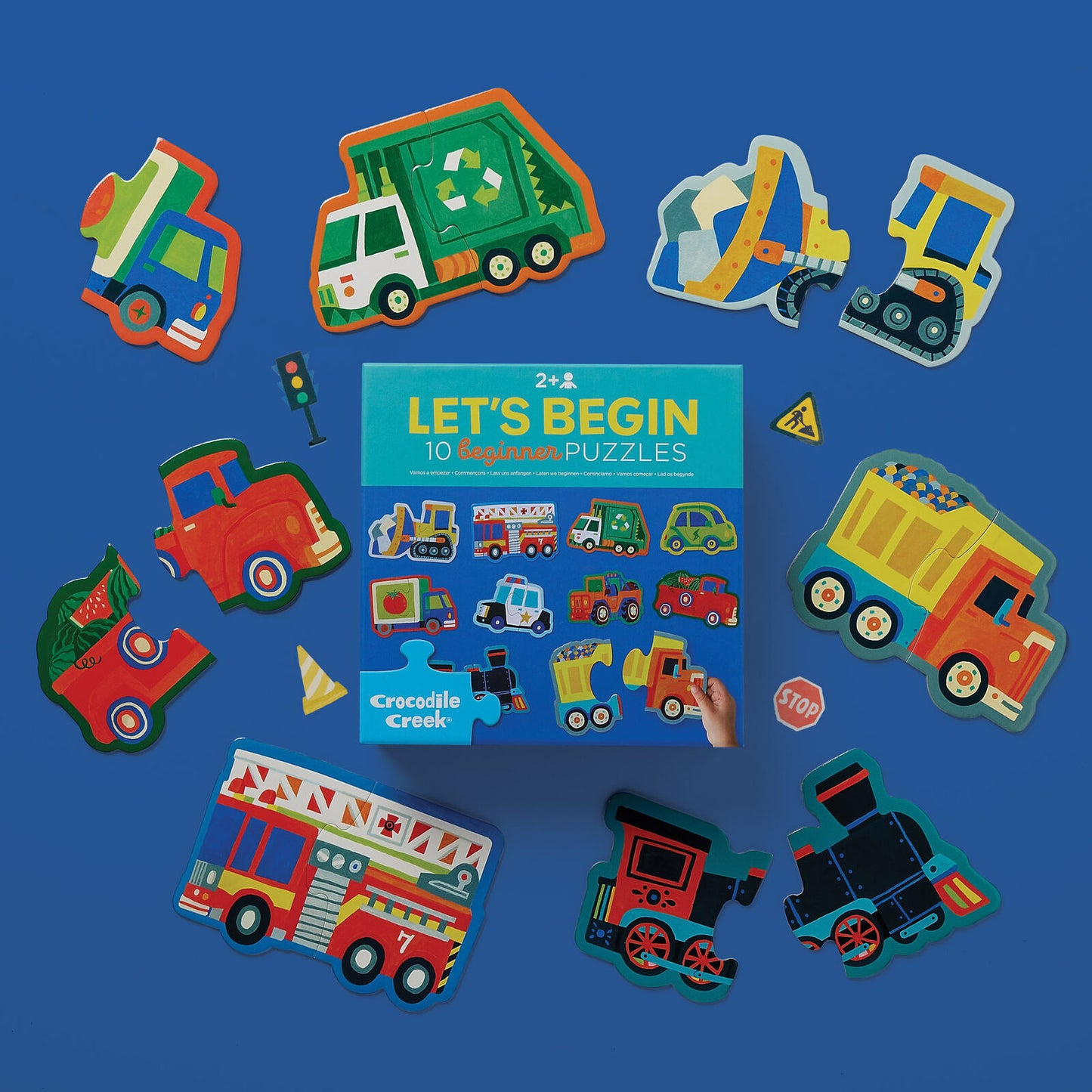 Let's Begin Puzzle 2pc Vehicles