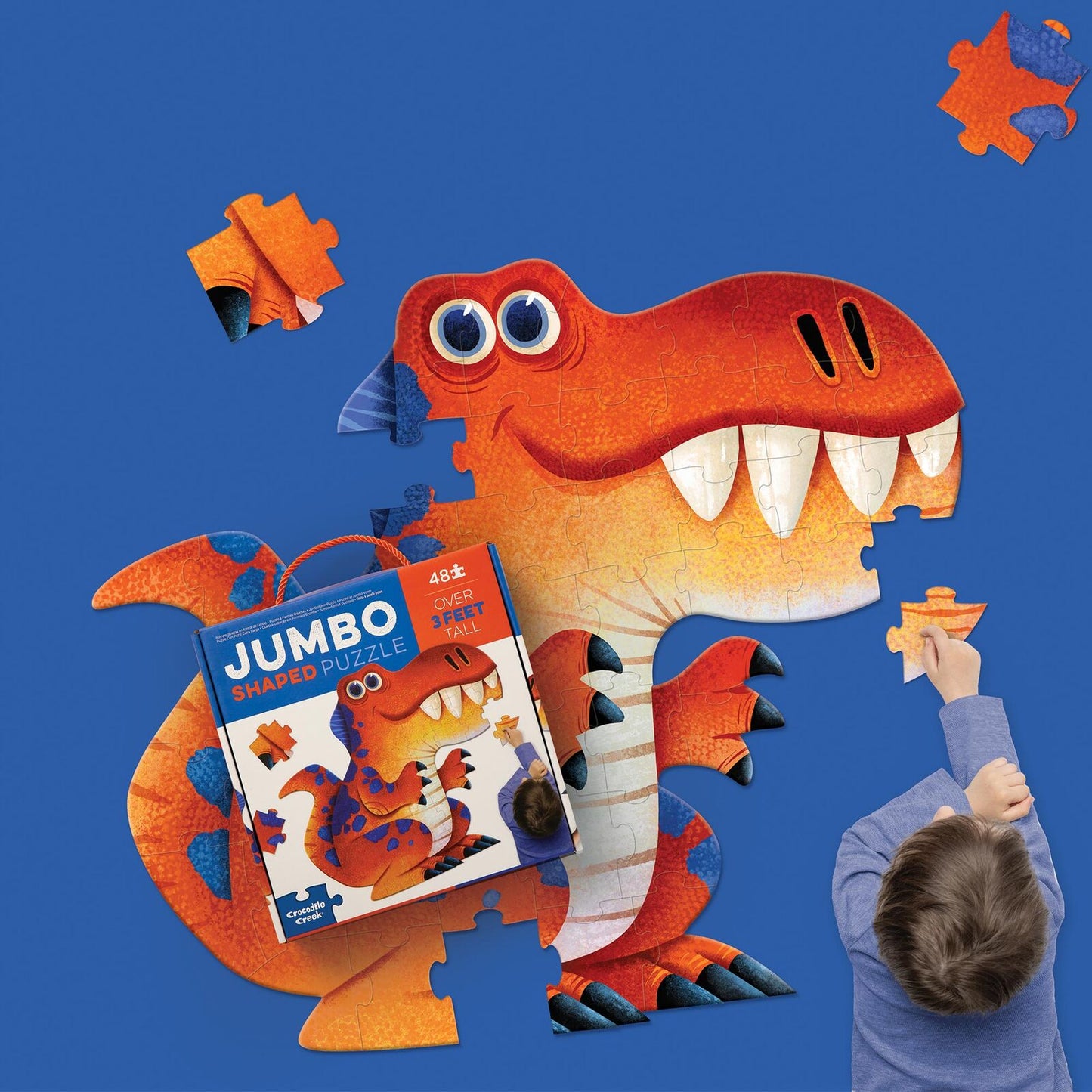 Jumbo Puzzle 48pc Dinosaur