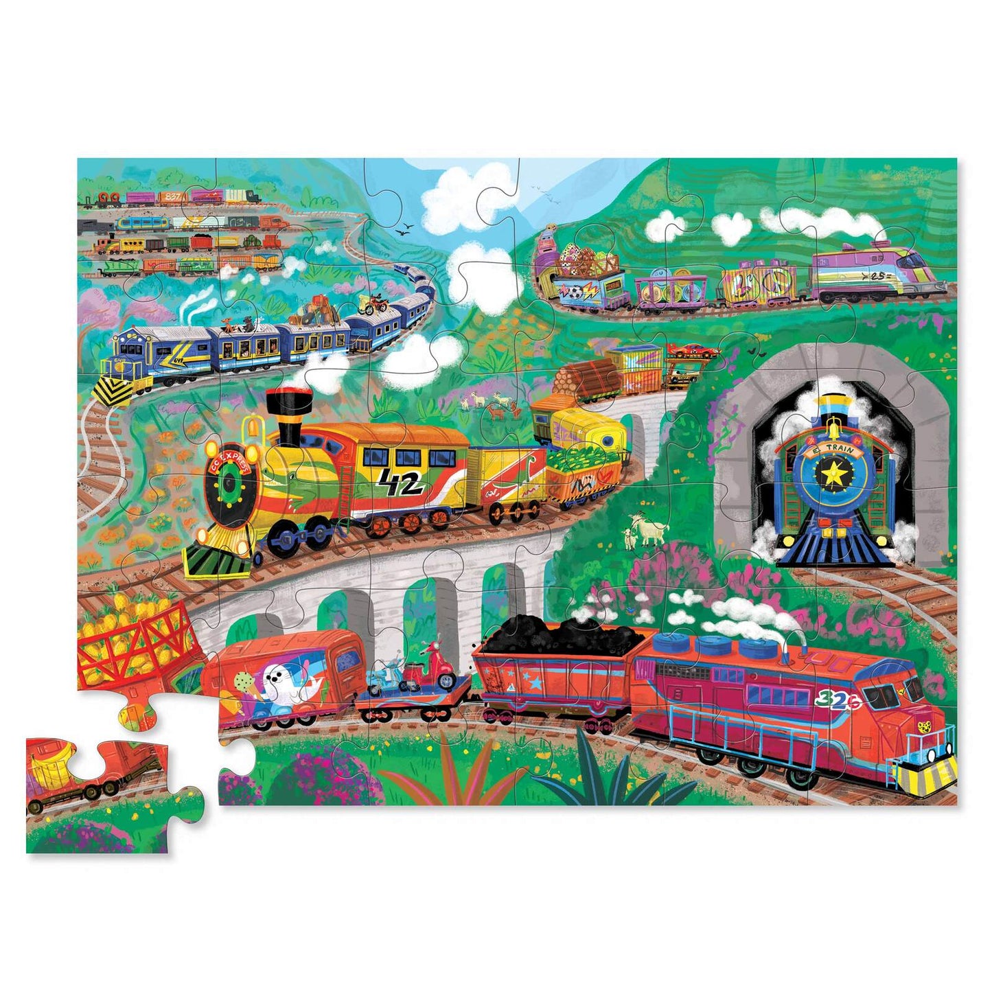 Floor Puzzle 36pc All Aboard