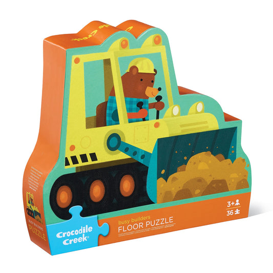 Classic Floor Puzzle 36pc Busy Builders