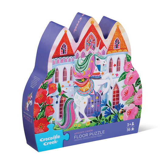 Classic Floor Puzzle 36pc Unicorn Castle