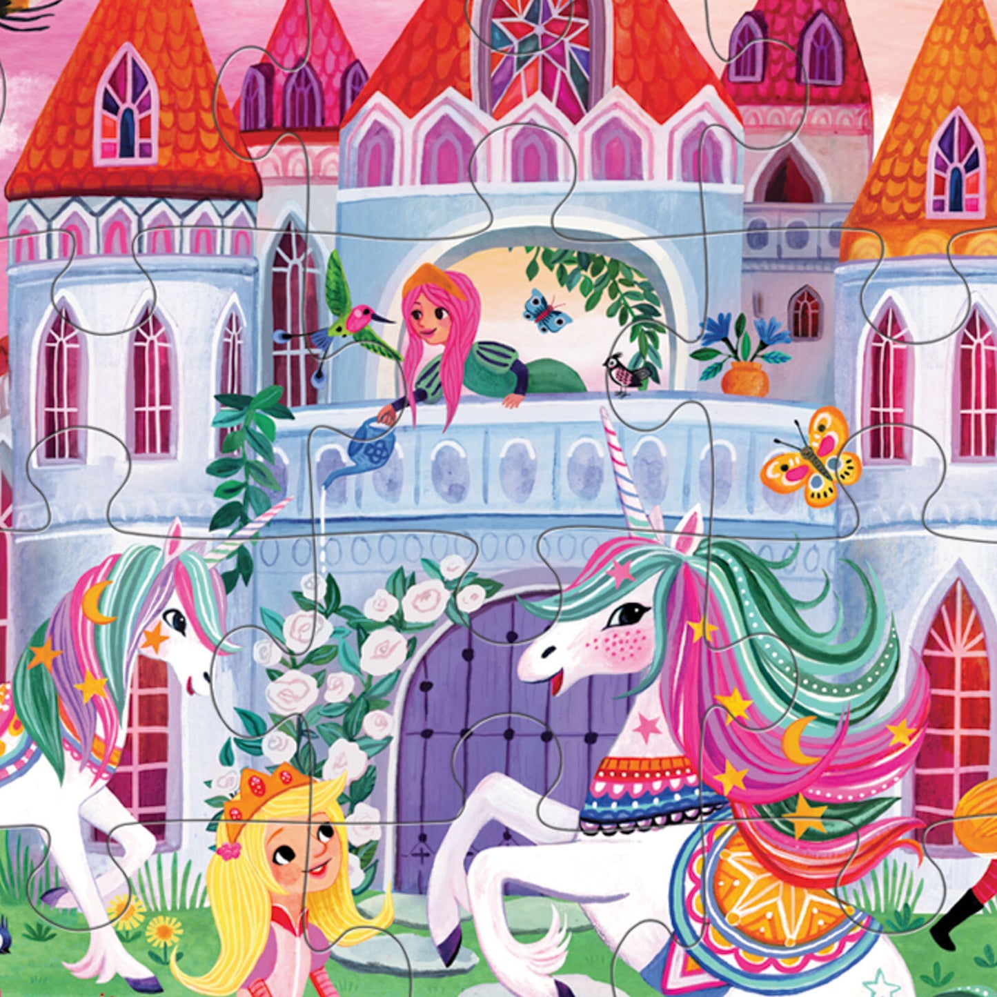 Classic Floor Puzzle 36pc Unicorn Castle