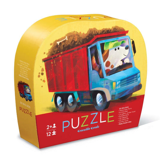 Floor Puzzle 12pc Go Big Dog