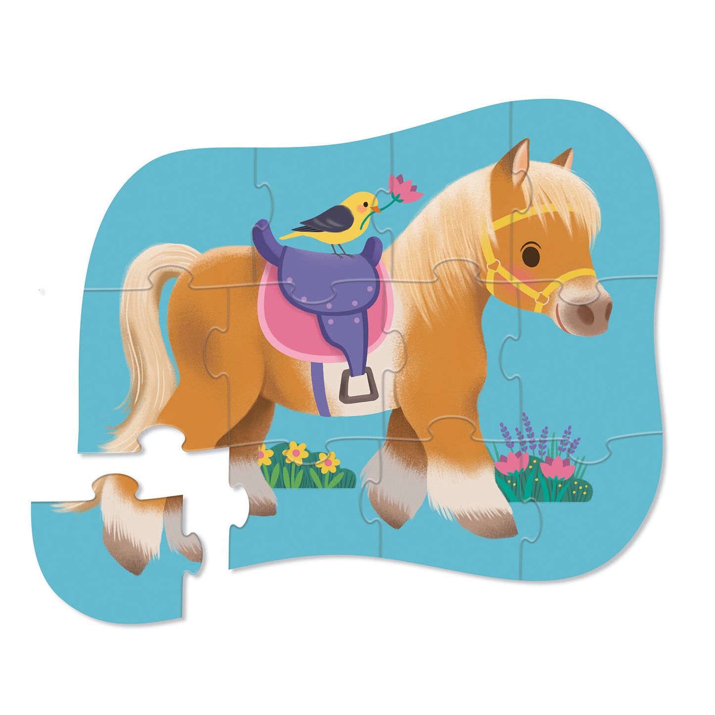 Mini Puzzle 12pc Pony
