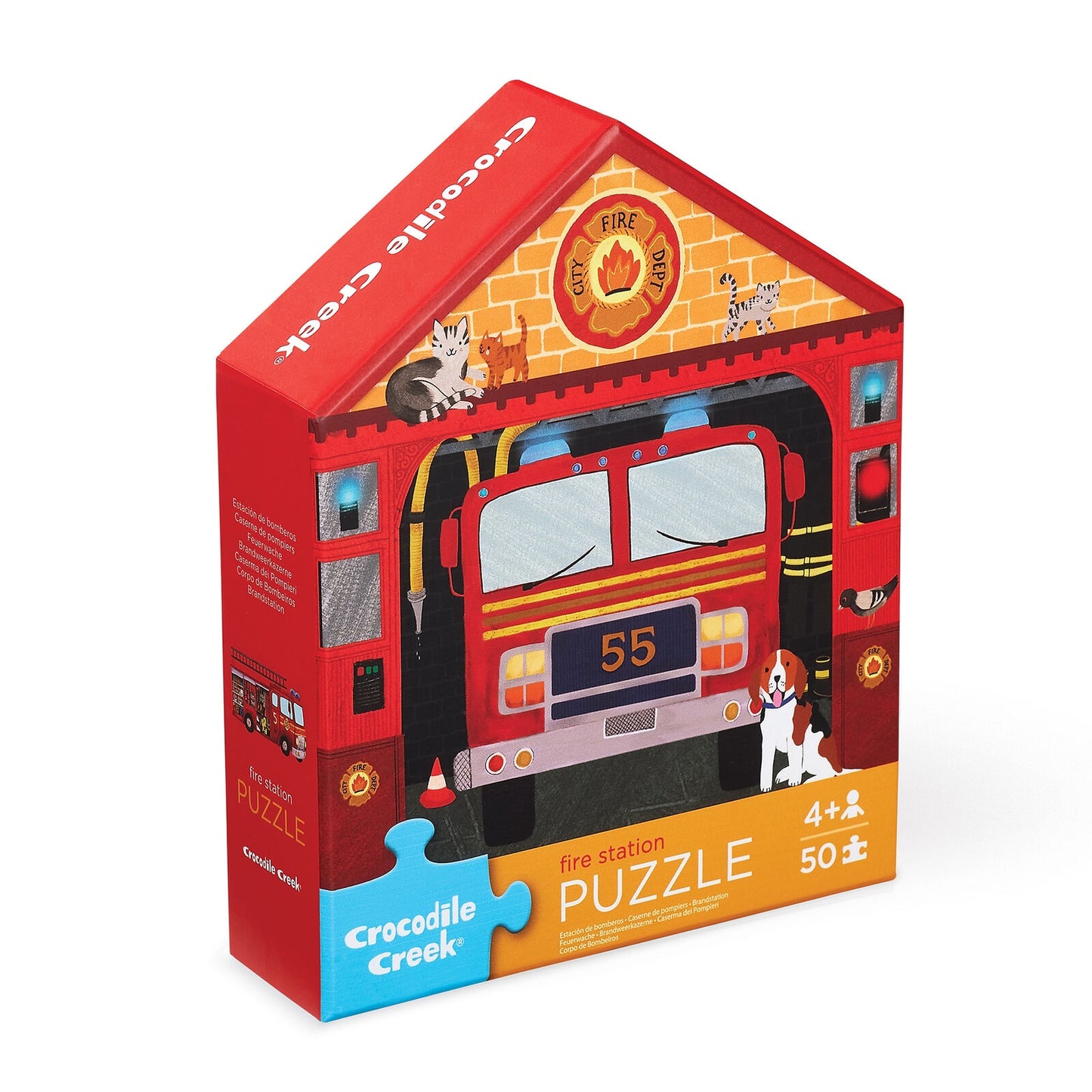 Flat House Floor Puzzle 50pc Fire House