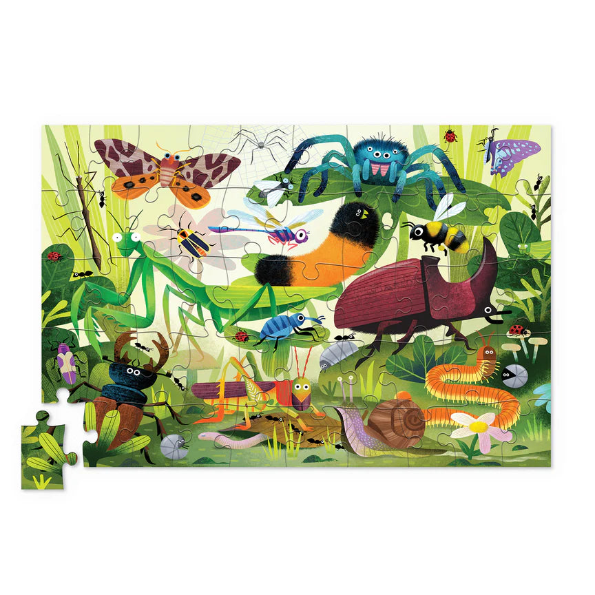 Holographic Puzzle 50pc Backyard Bugs