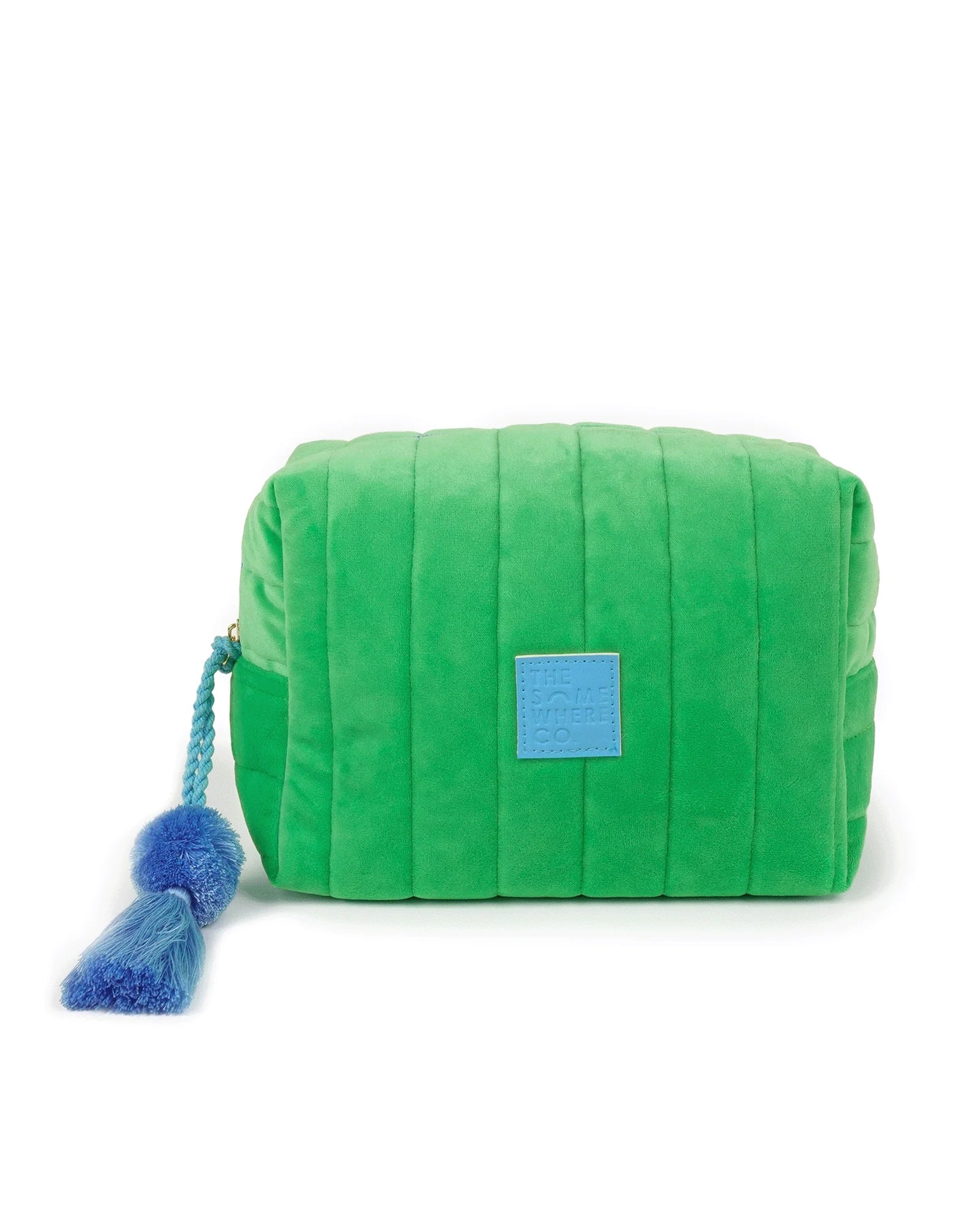 Green Velvet Cosmetic Case