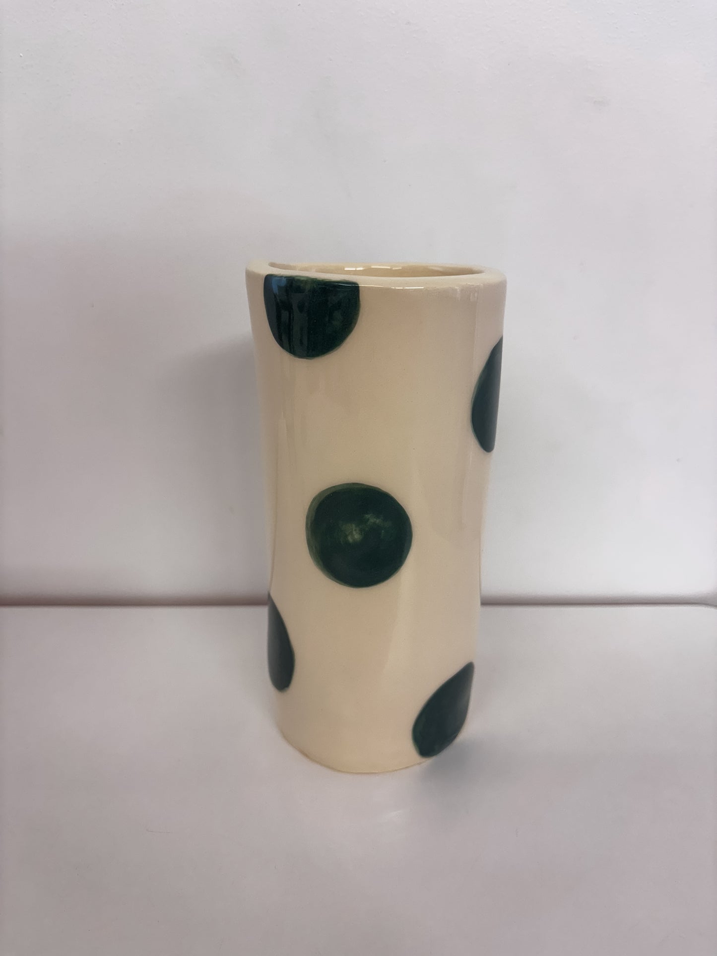 Vase Small Peacock Green