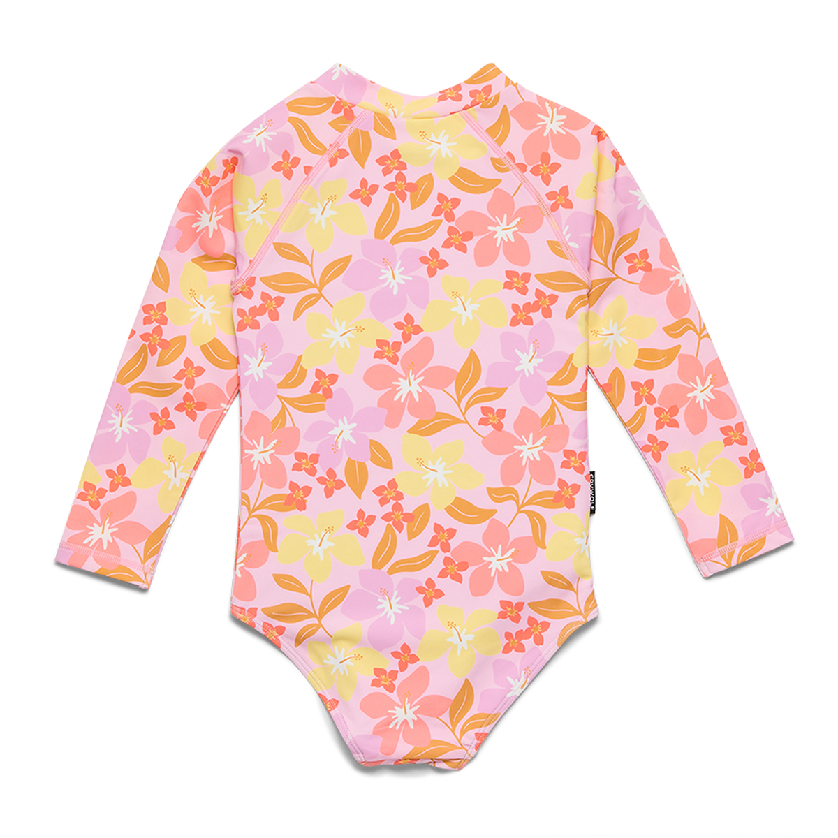 Long Sleeve Swimsuit Hibiscus Daze