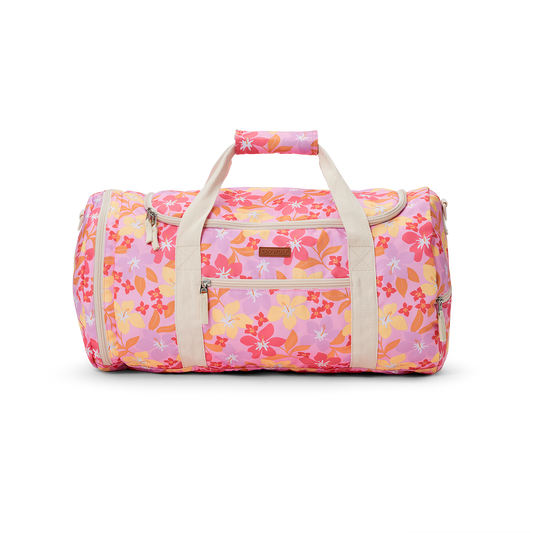 Packable Duffle Bag Hibiscus Daze