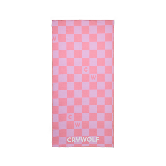 Rapid Dry Towel Flamingo Check