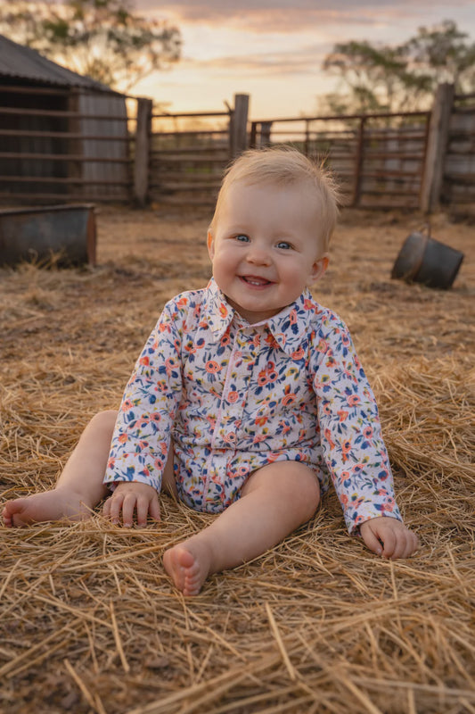 Milla Floral Dream Long Sleeve Romper