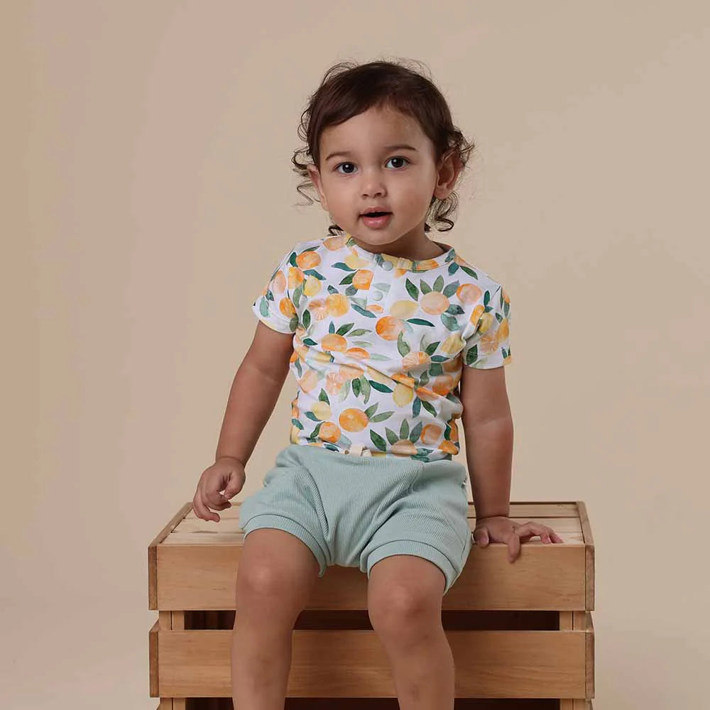 Citrus Squeeze Short Sleeve Bodysuit