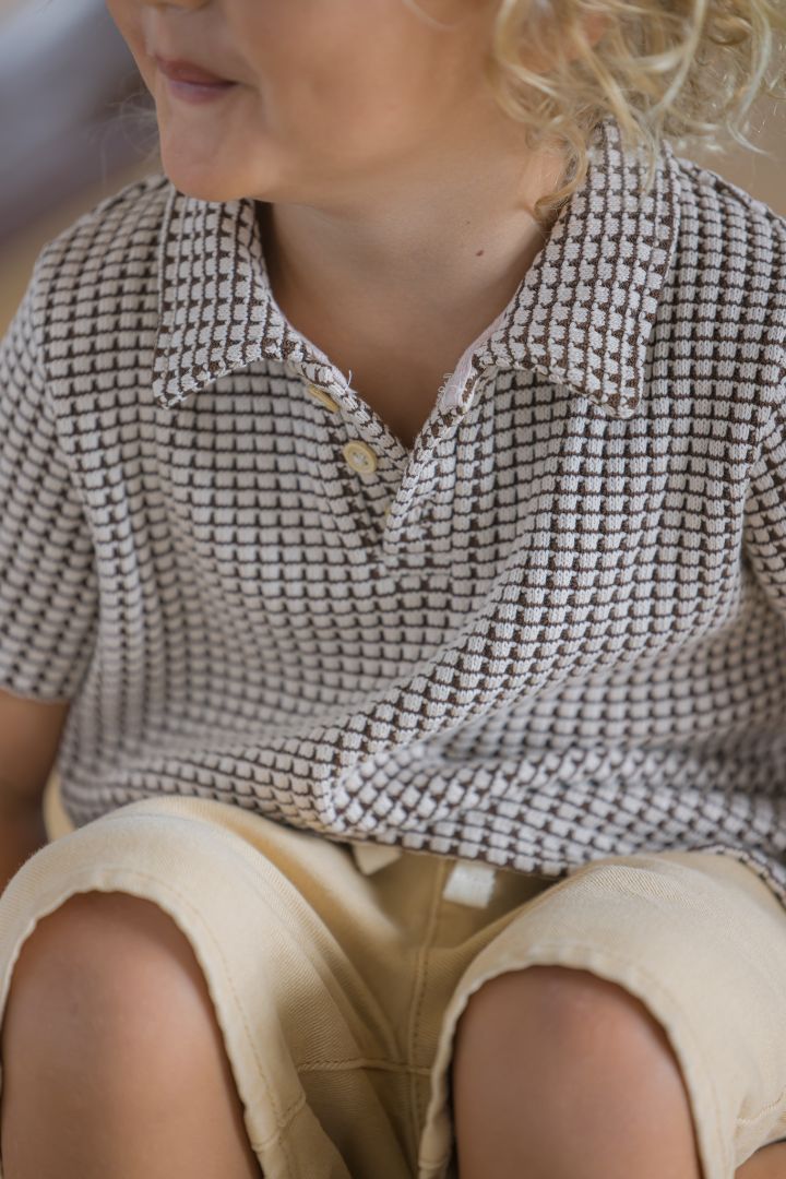 Chocolate Knit Polo