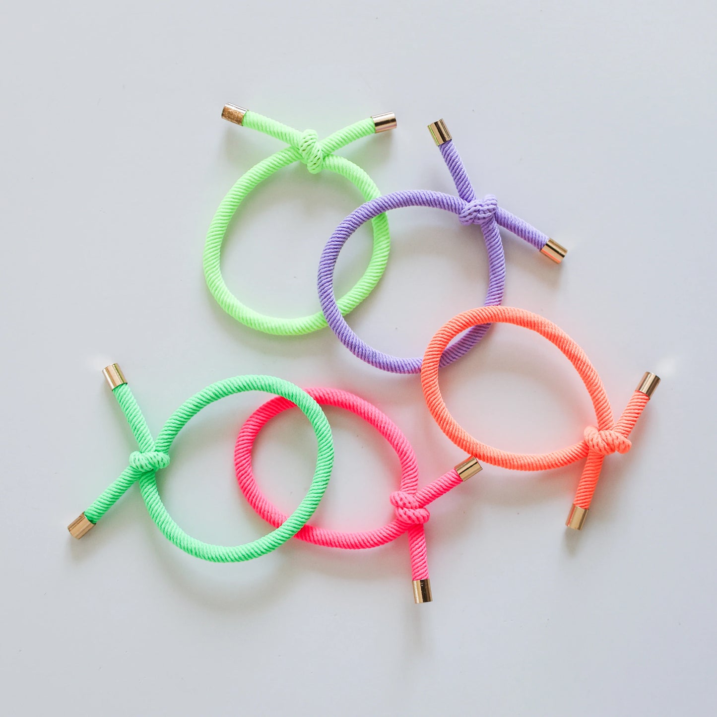 Neon Nora Hair Ties 5pk