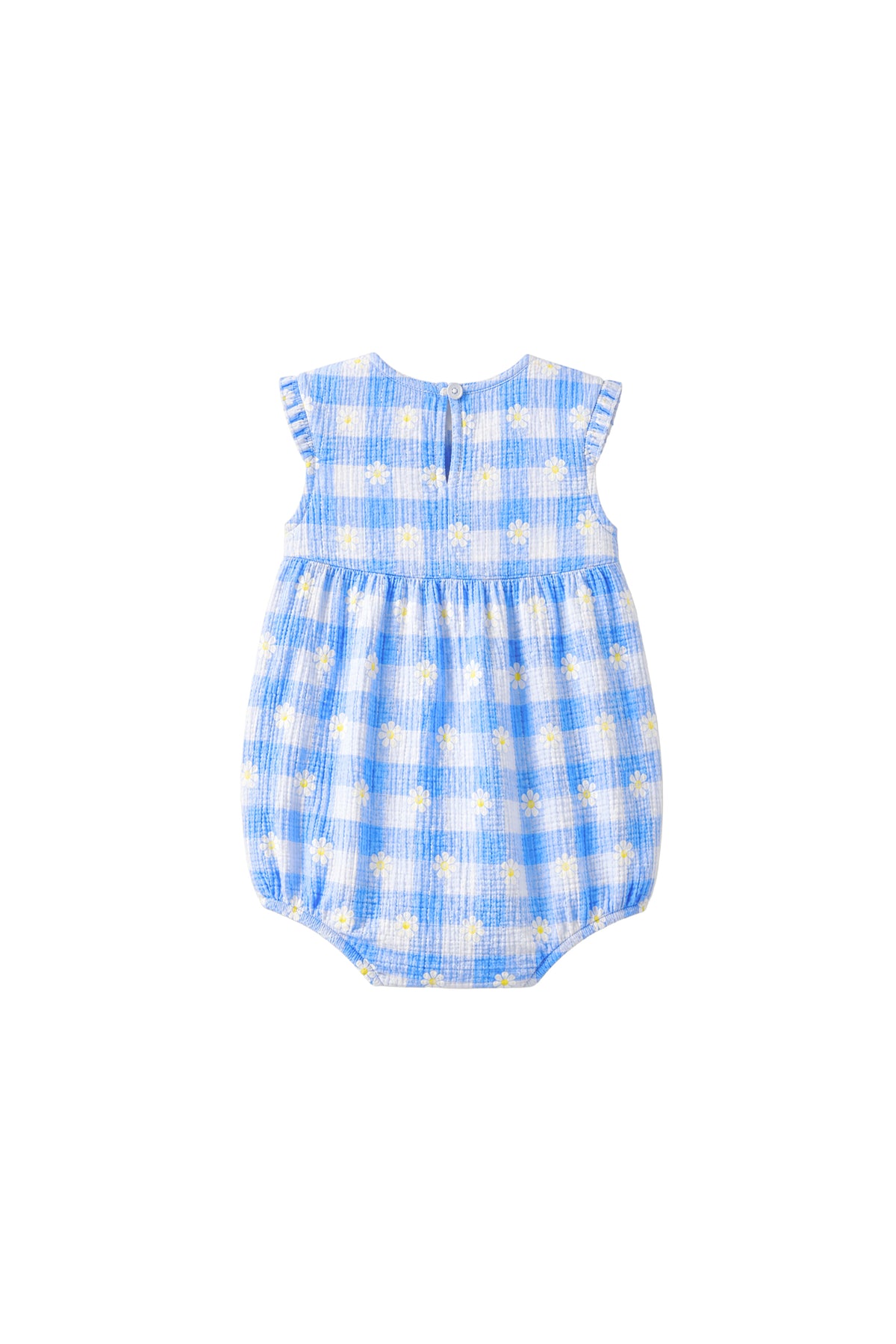 Daisy Check Playsuit