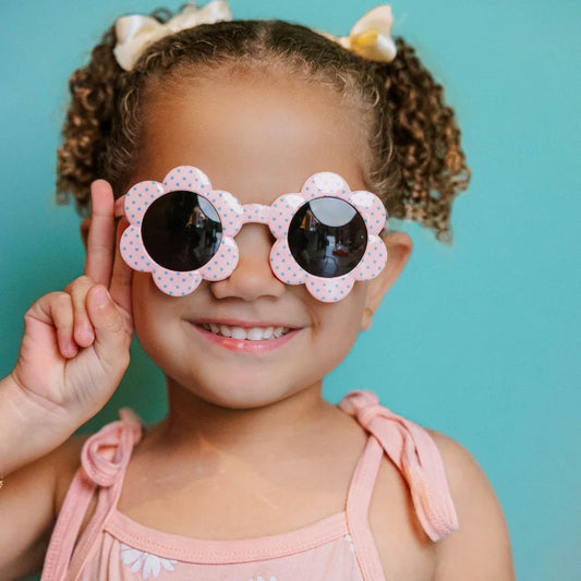 Daisy Sunglasses Pink Aqua Spot
