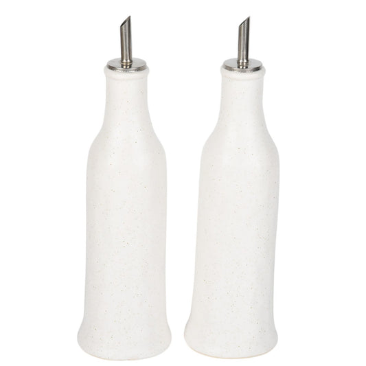 Oil & Vinegar Set White