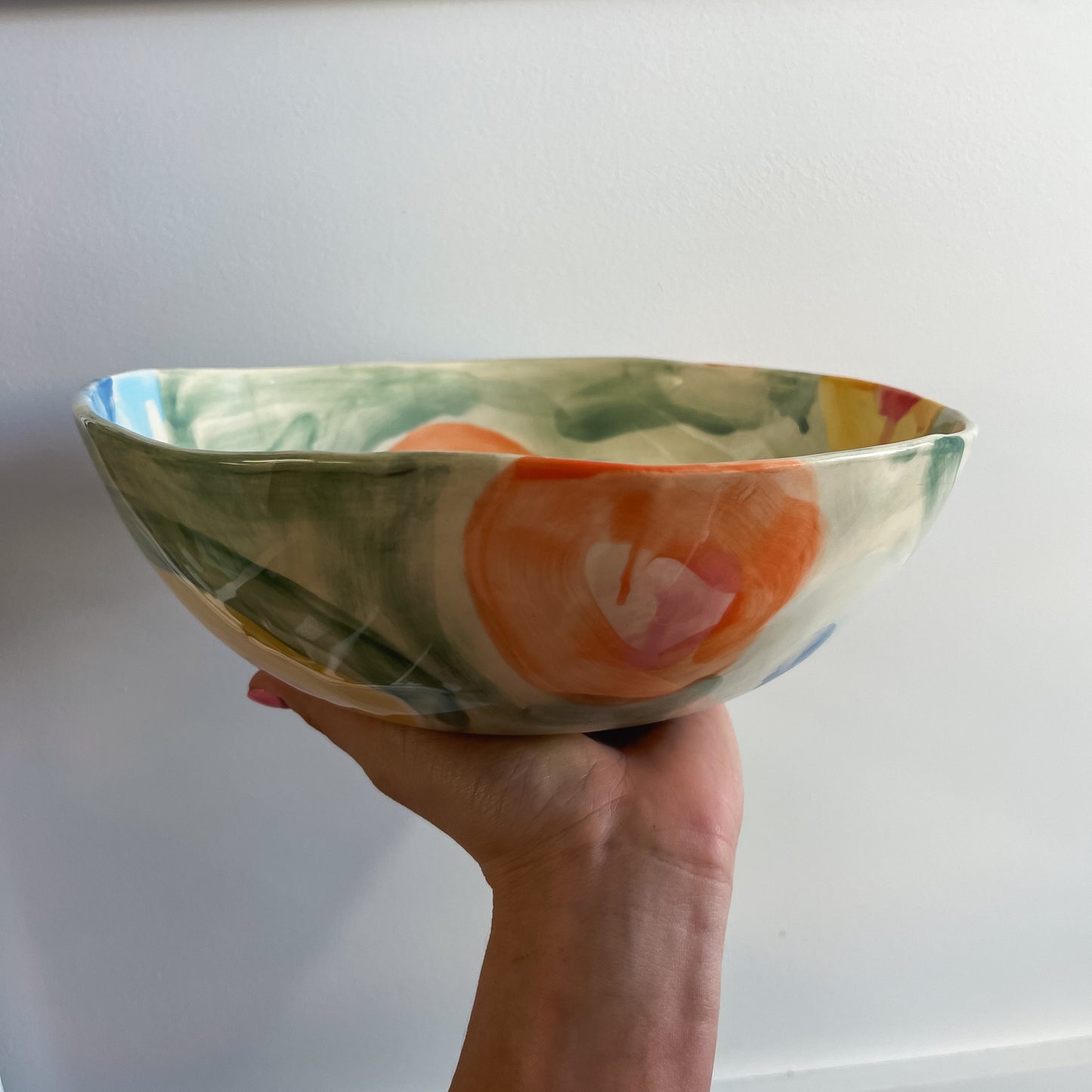 Salad Bowl Watercolour Floral