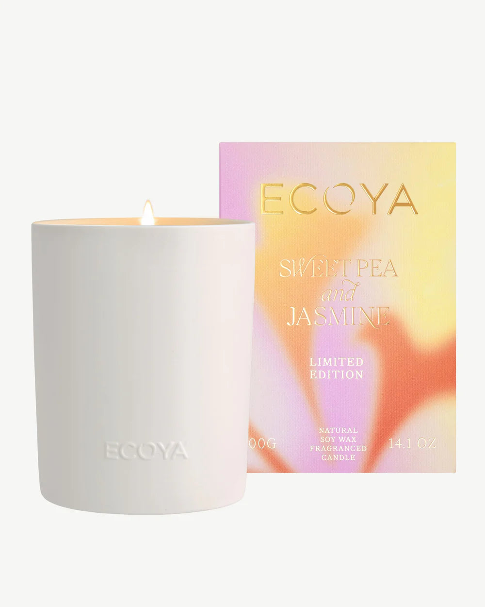 Ltd Ed. Sweet Pea & Jasmine Ceramic Candle